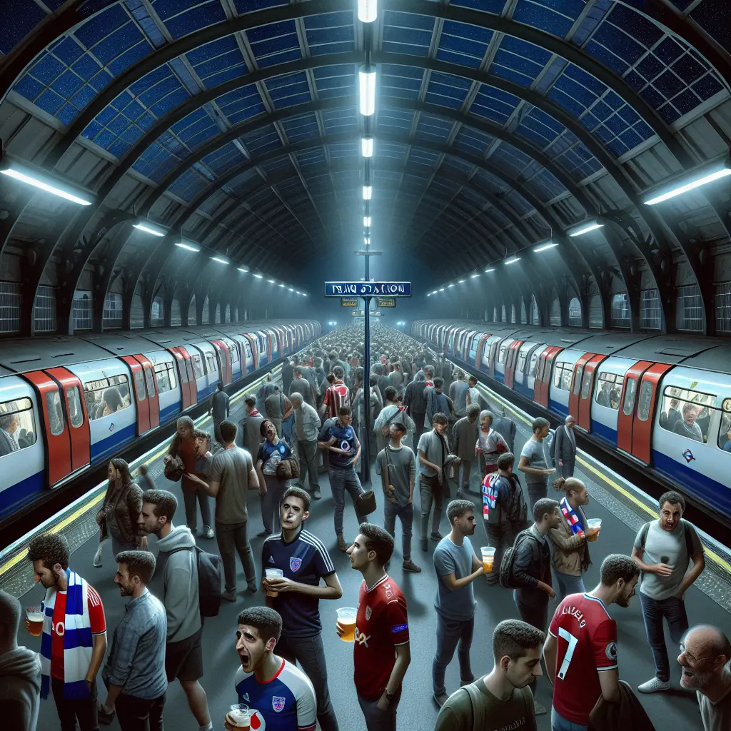 Er det sikkert at tage nattog efter kampe i London?