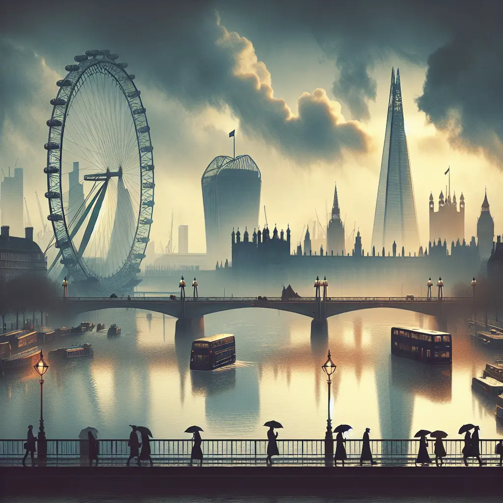 Hvordan er vejret i London i uge 8?