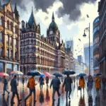 Hvordan er vejret i Manchester i uge 8?